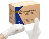 De beschikbare het algemeen medische onderzoekhandschoenen van de latexhandschoen, Medisch Natuurlijk latexonderzoek glove geen poeder, beschikbaar medisch g