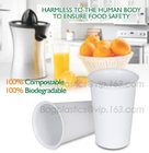 Promotie Diverse Duurzame Gebruikende composteerbare koffiekoppen, Groene composteerbare beschikbare plastic koppen, het plastic drinken